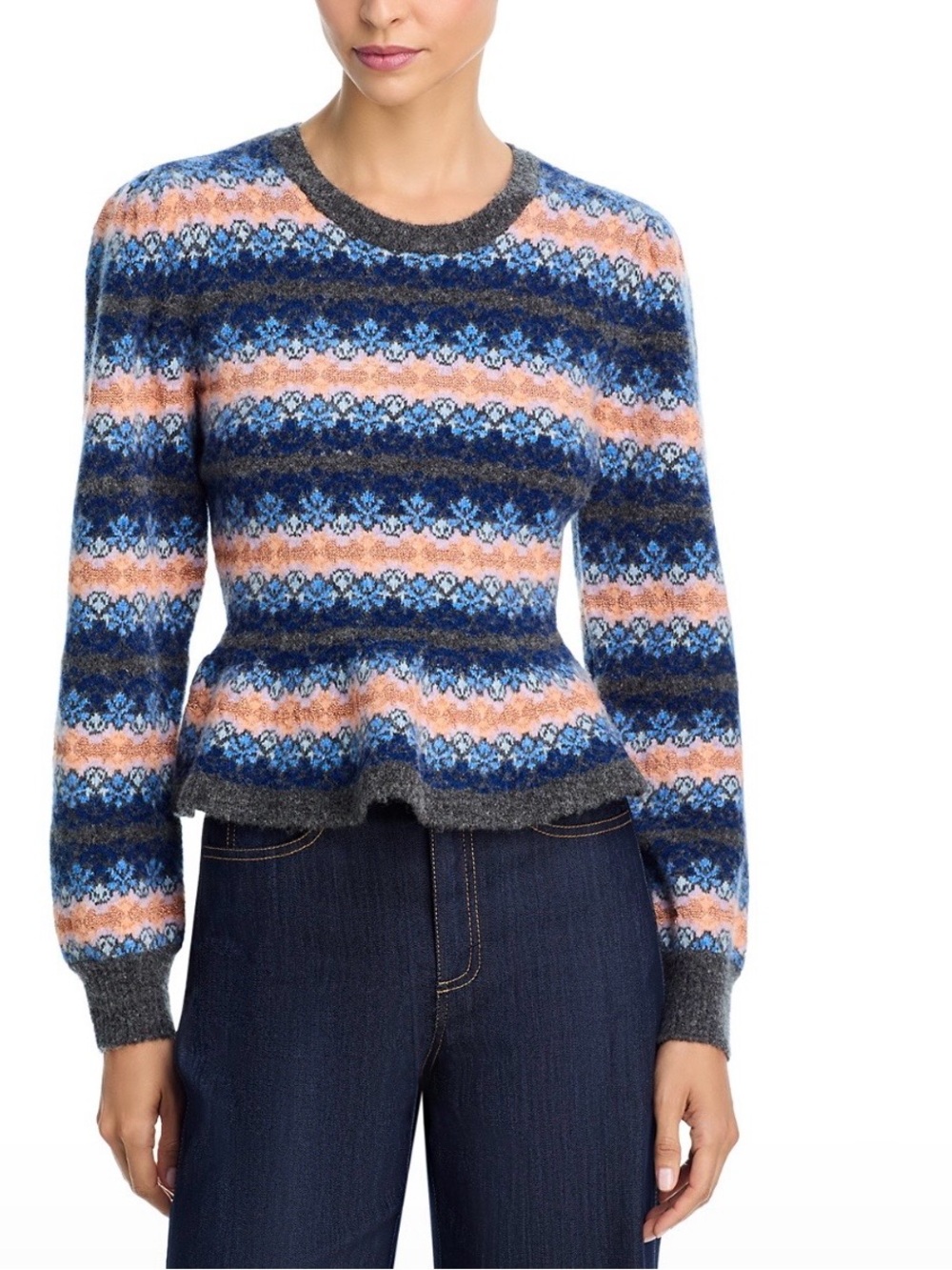 Cinq a Sept Evelyn Wool Blend Crewneck sweater